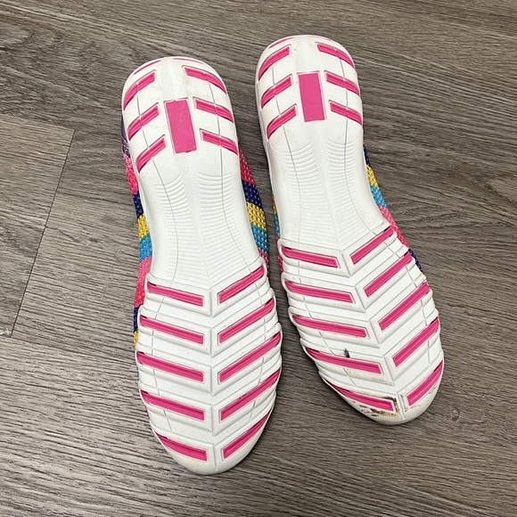 Fashion Casual Women’s casual striped colors breathable mesh sneakers size 7.5 - Picture 8 of 9